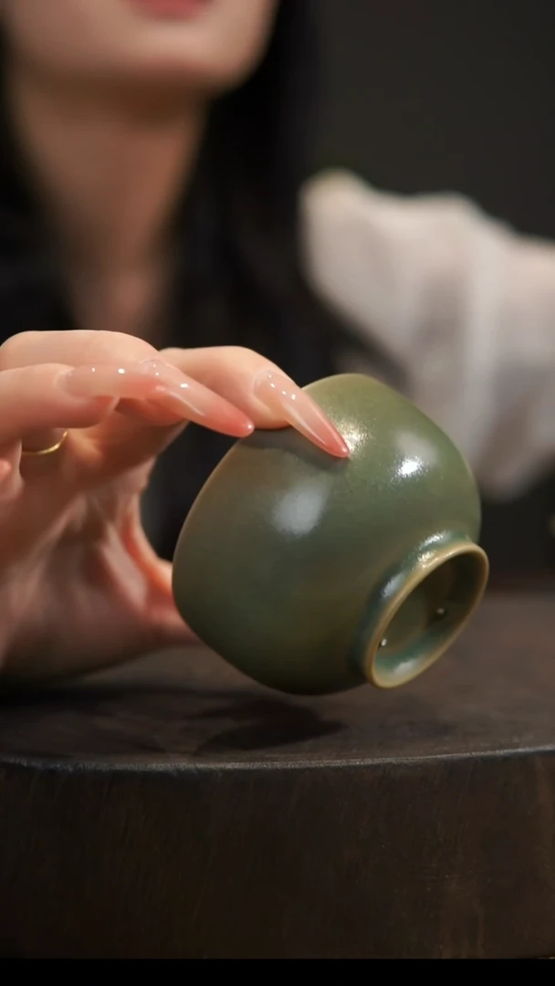 杯子罗汉杯 汝州原产地  原矿老釉