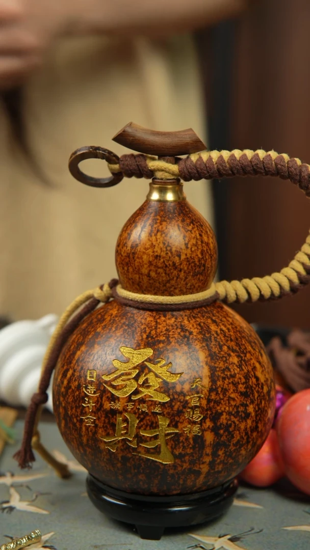 143号500ml左右非遗大漆酒葫芦