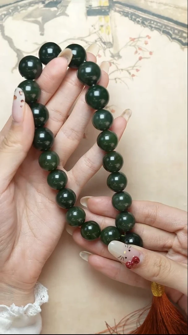 颈饰未镶嵌和田玉手持 14.5mm