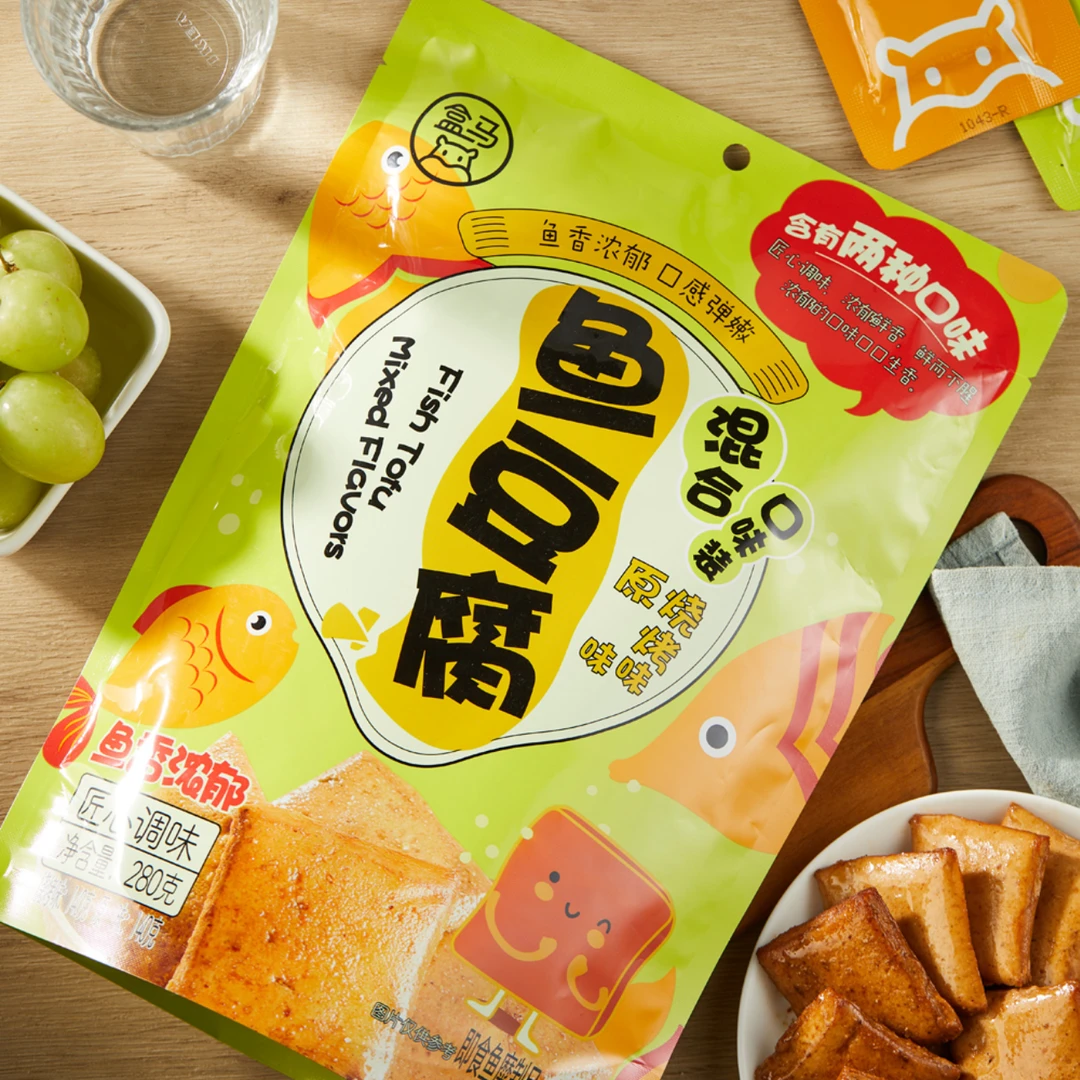 【盒马鲜生】鱼豆腐（原味+烧烤味）混合口味 280g