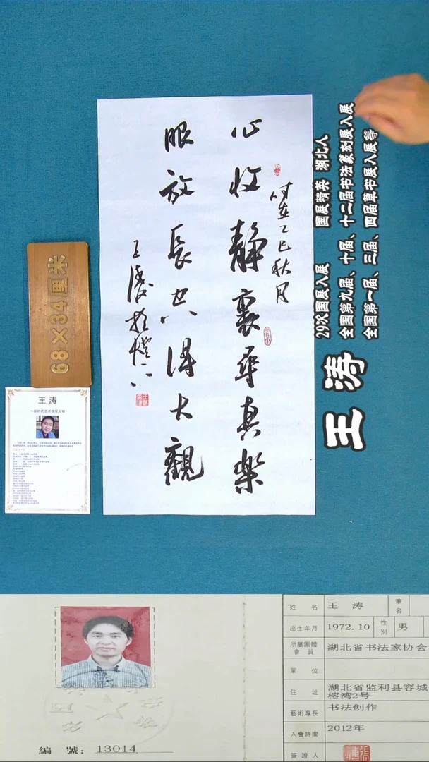 书法36R王涛书法作品