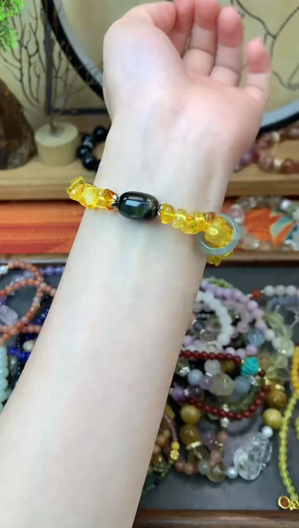 【闪购商品】琥珀手链未镶嵌489手串