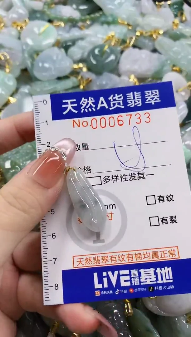 颈饰未镶嵌翡翠天然A货翡翠