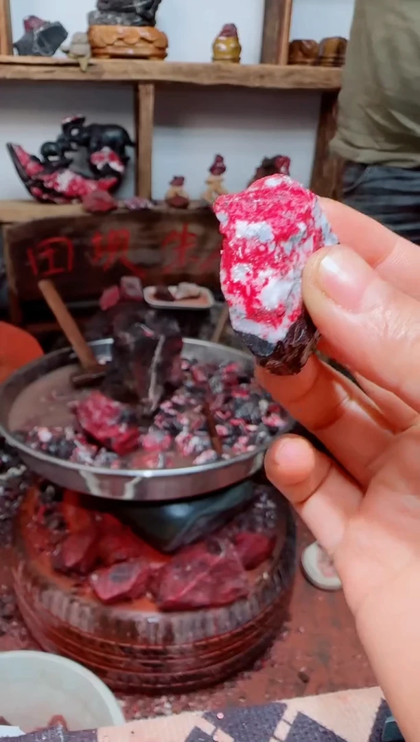 天然辰砂朱砂原矿石68