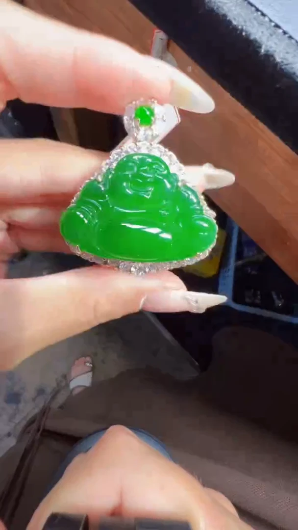 未镶嵌定制翡翠翡翠A货有轻微色差属于正常现象，多样性发货1