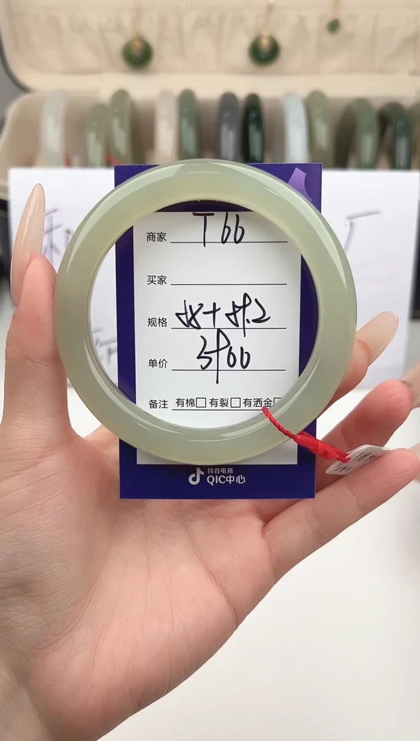 未镶嵌手镯和田玉微色差T66