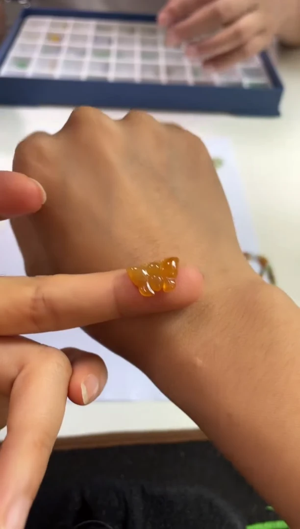 定制翡翠未镶嵌翡翠蝴蝶
