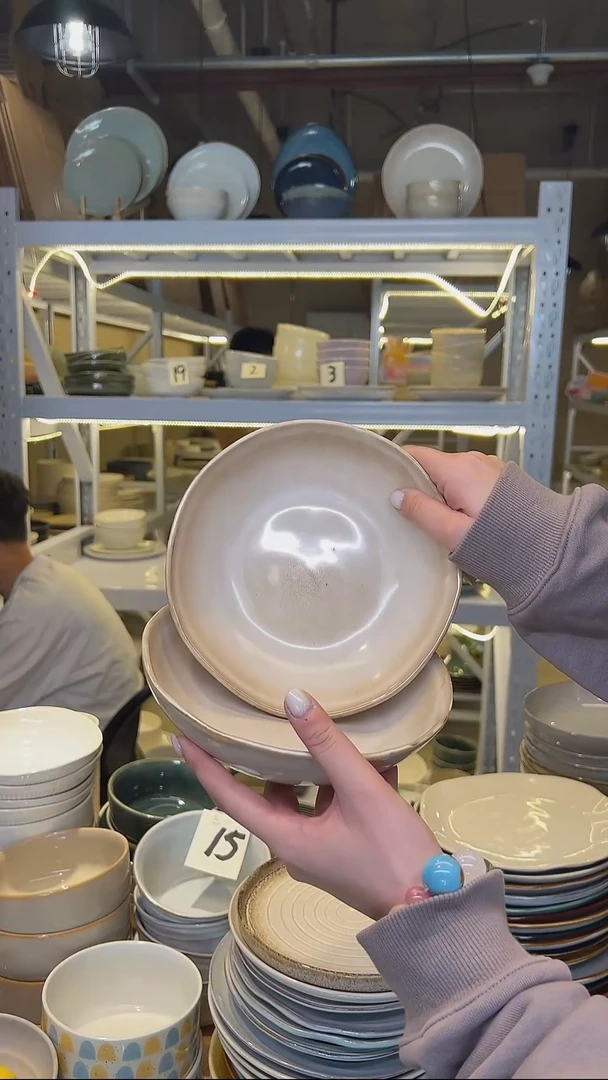 瓷40高温釉下彩陶瓷餐具