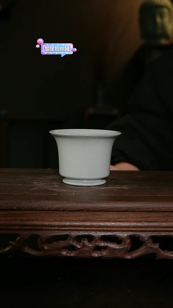 【闪购商品】其他王国奇手工月白马蹄杯 印章
