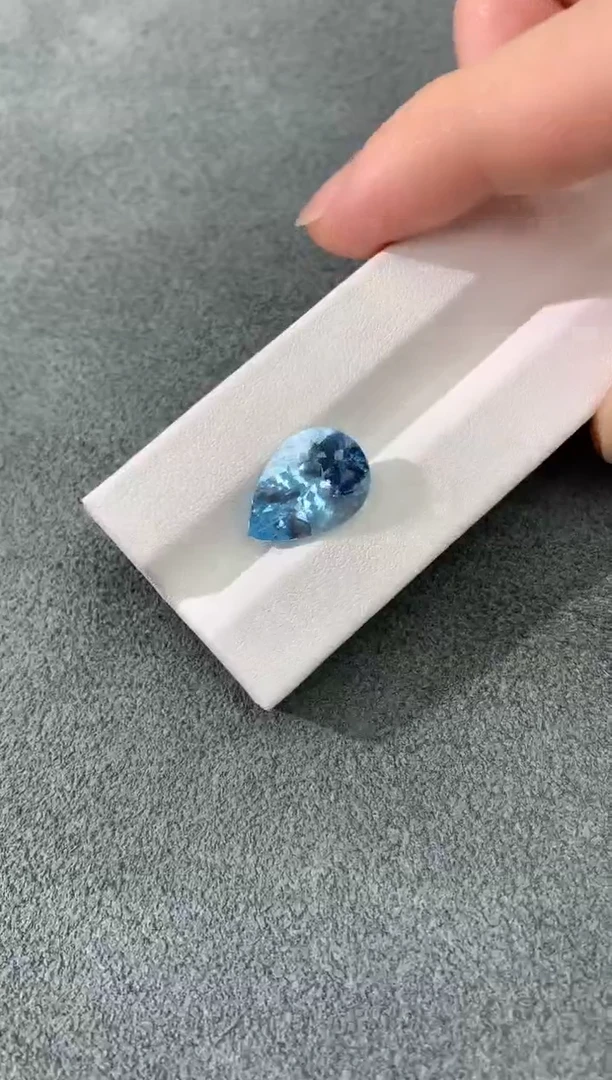 裸石海蓝宝石圣玛丽亚色 5.89CT
