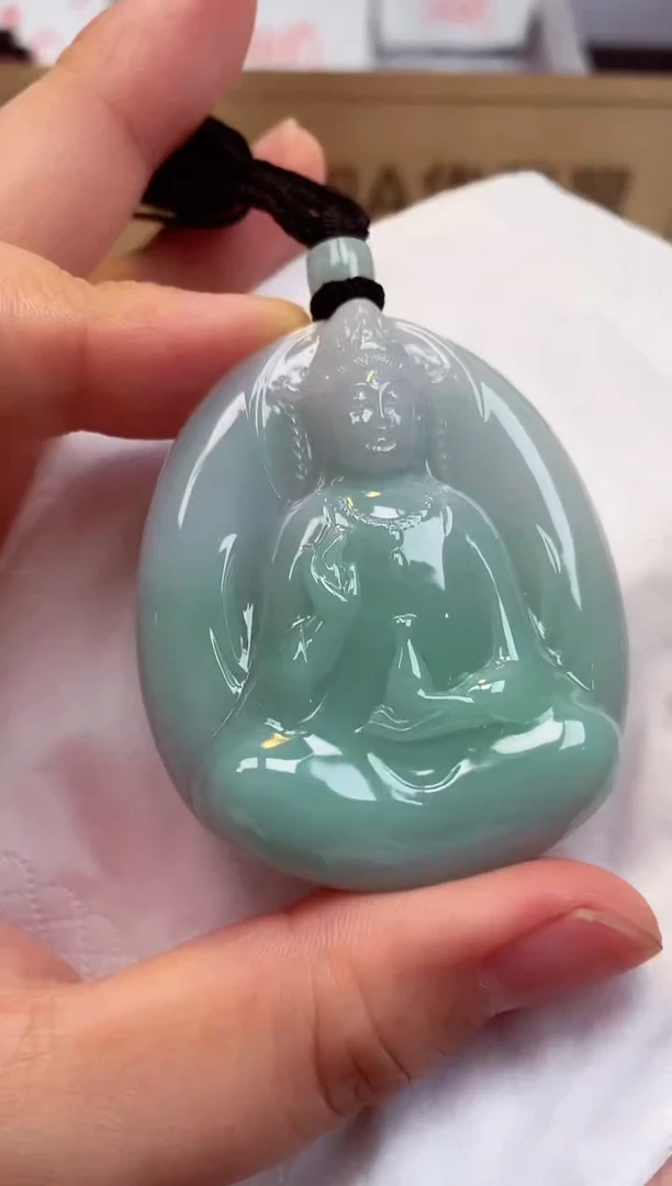 翡翠未镶嵌颈饰天然缅甸翡翠A货