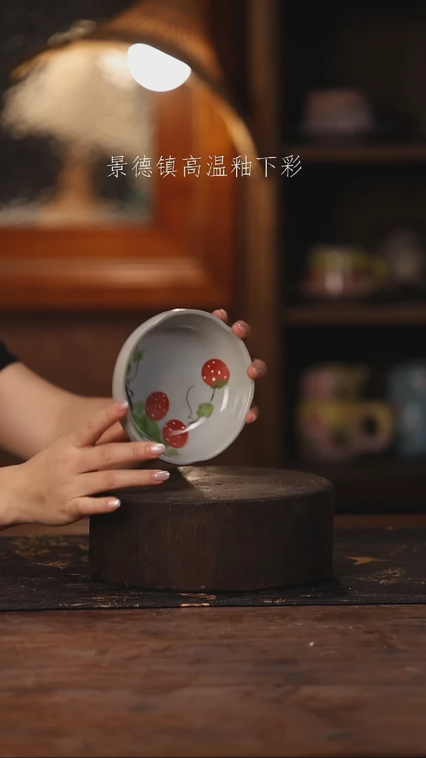 陶瓷景德镇高温釉下手绘陶瓷458