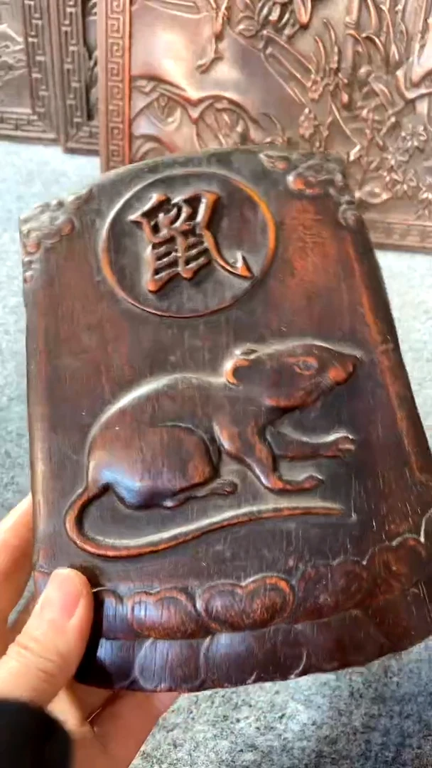 【闪购商品】木A616紫檀雕刻一直播间为准