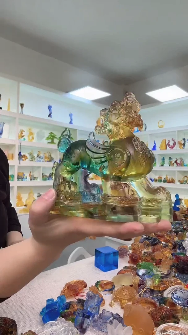 手工艺品琉璃大貔貅