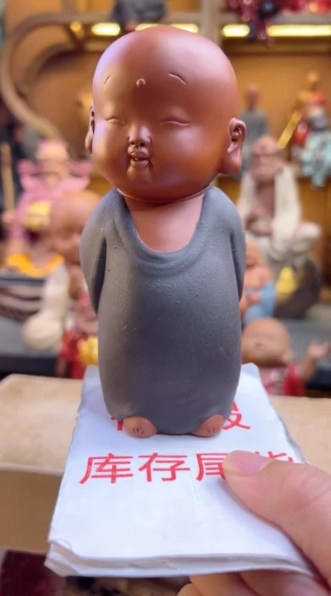 紫砂茶宠器闵茶宠摆件