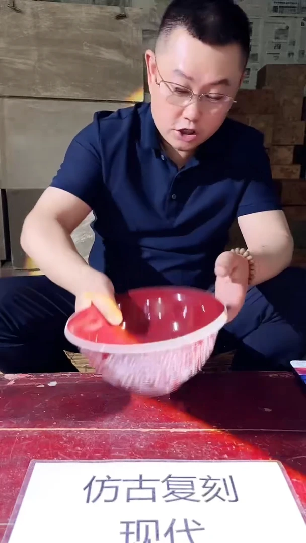 摆件景德镇陶瓷流水55