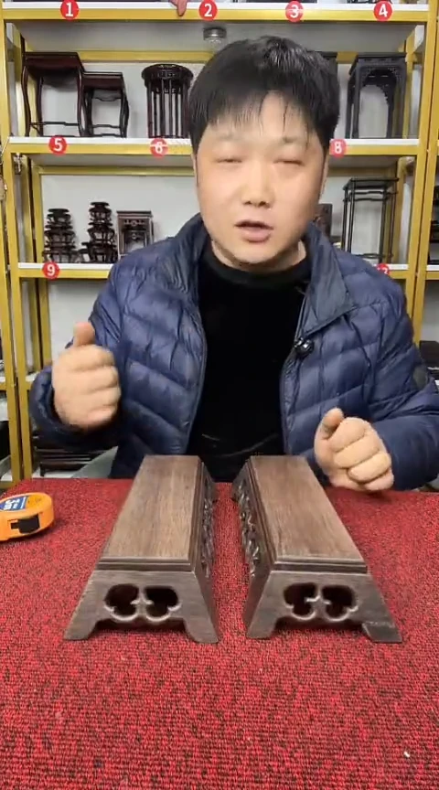 【闪购商品】紫檀木类家具29*10.5//25*6.5cm//对