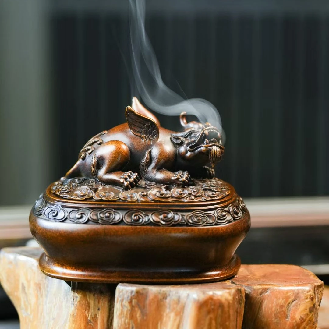 天禄熏炉 直营款 铜香炉重器陈设送礼收藏铜器宣德炉