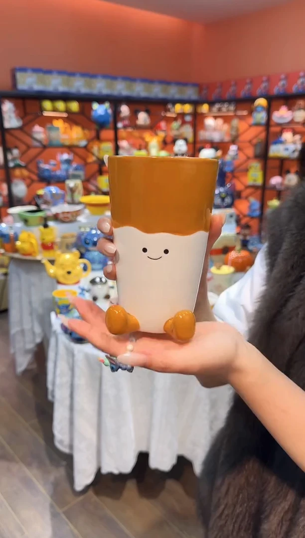 瓷片@@可爱手工制作杯杯