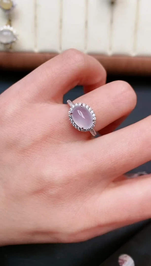 【闪购商品】翡翠戒指银S925镶嵌....