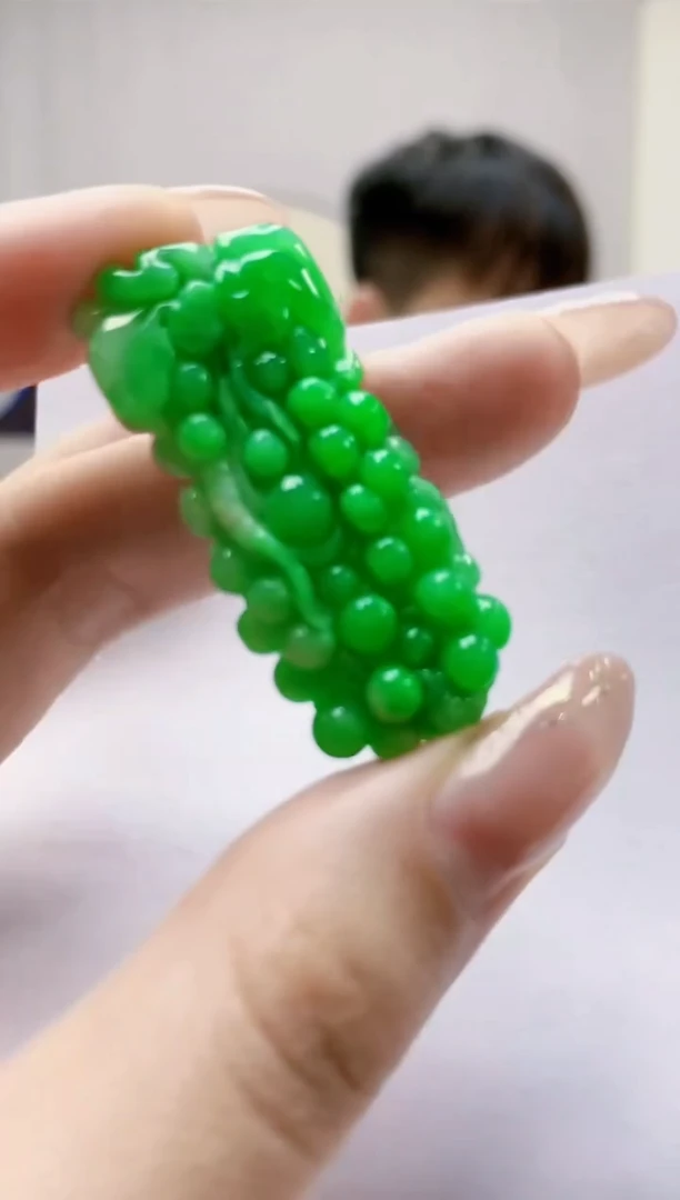 未镶嵌定制翡翠4868jw-毛货挂件53