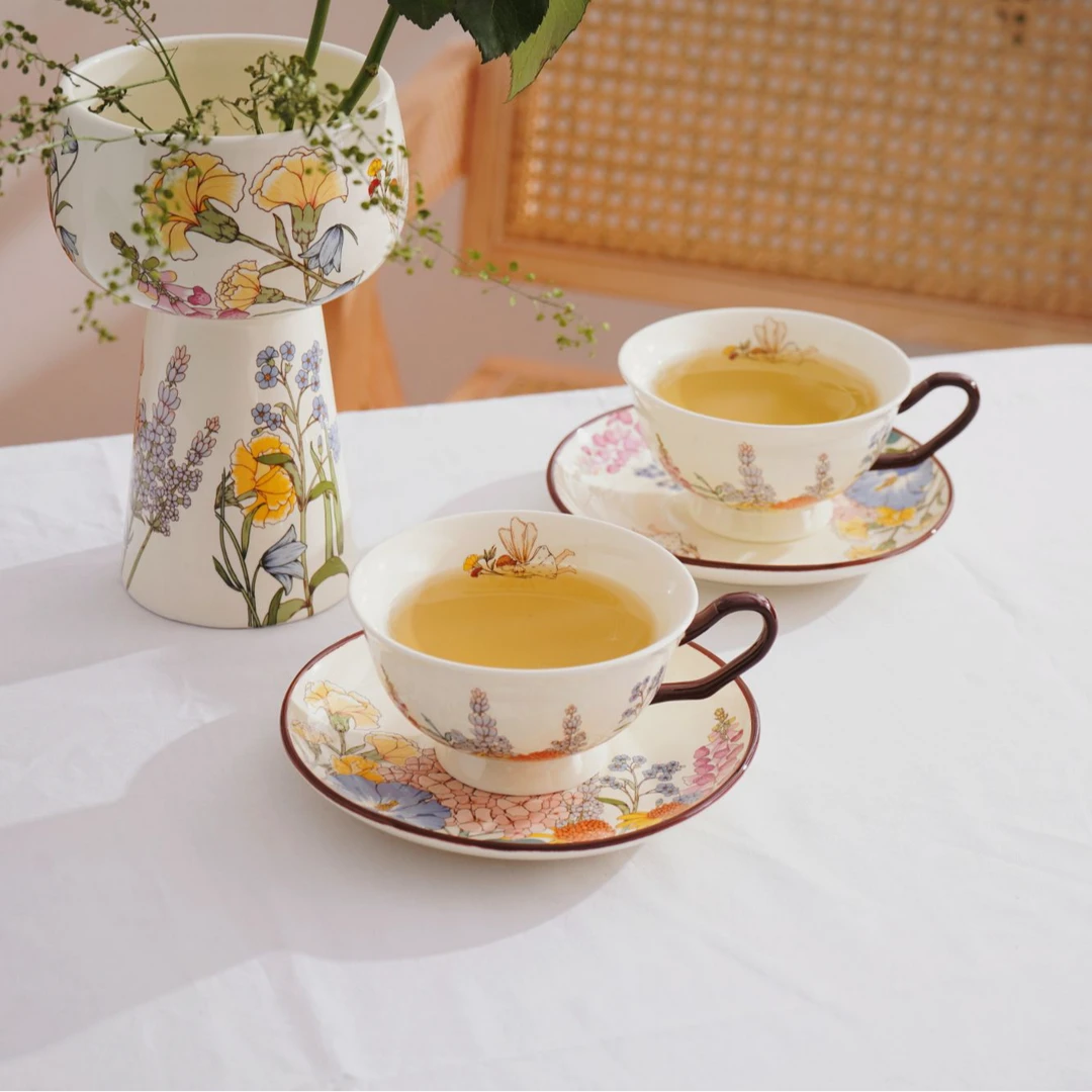 【花海精灵】陶瓷咖啡杯碟