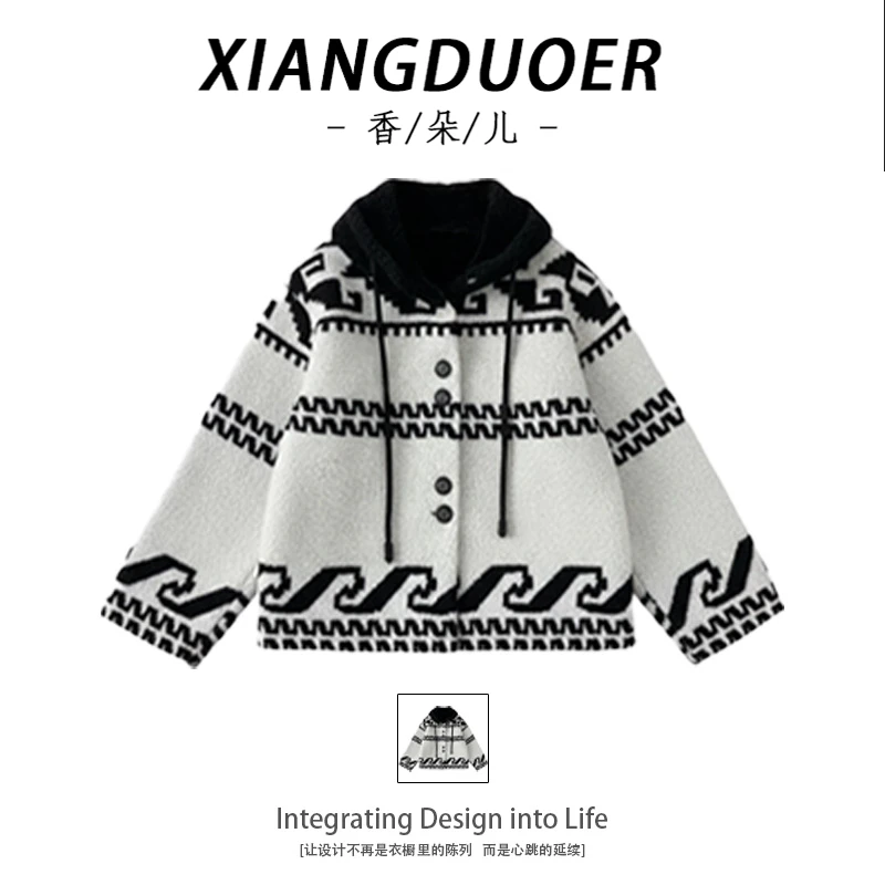 韩系潮流慵懒风棉服女2025秋冬新款时尚洋气设计感高级感保暖外套