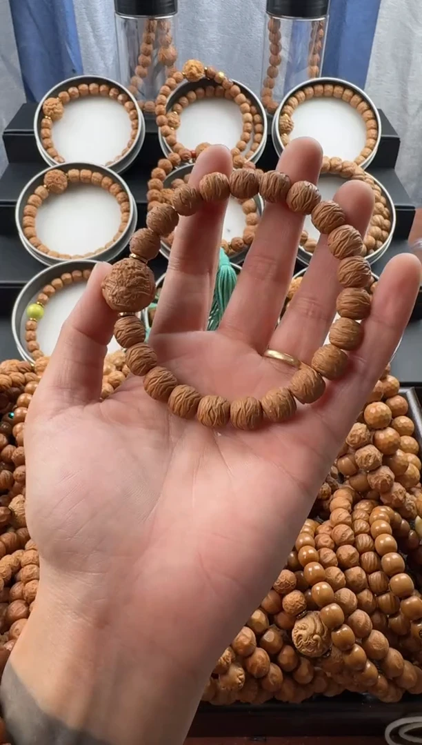手串猴头核桃毒液送单颗雕刻返油