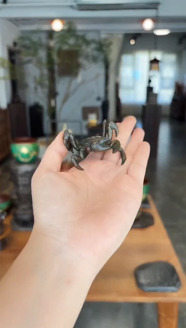 茶道配件茶道配件螃蟹