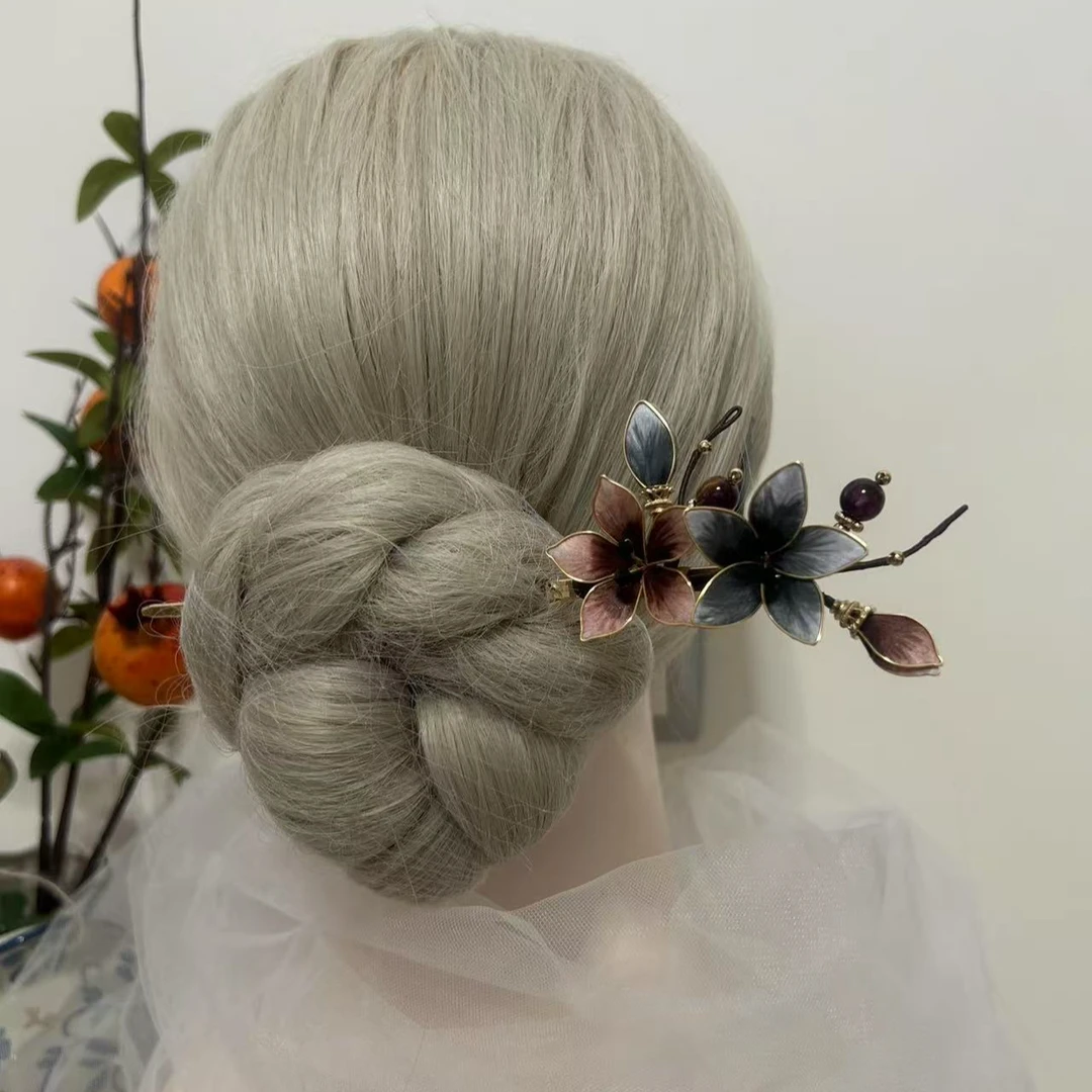 小青梅绒花发簪~~时尚簪子气质古风纯手工