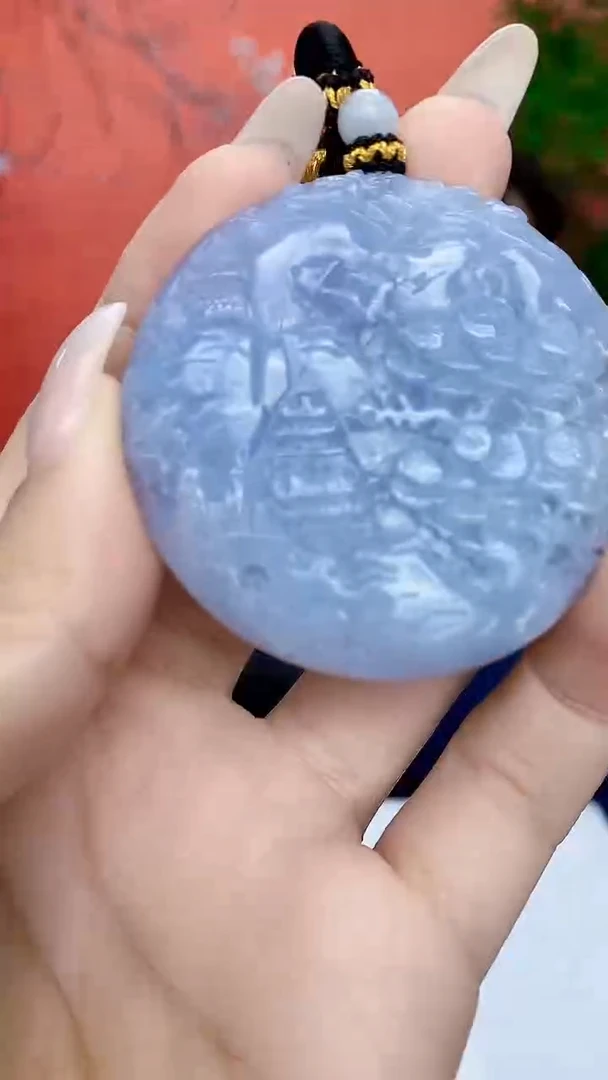 未镶嵌定制翡翠5060ty-毛货挂件27