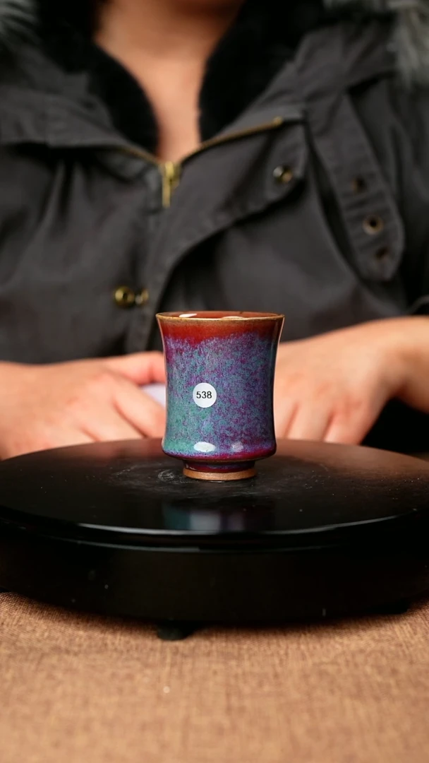 【闪购商品】538#白露伟一级品原矿钧瓷炉钧釉闻香杯
