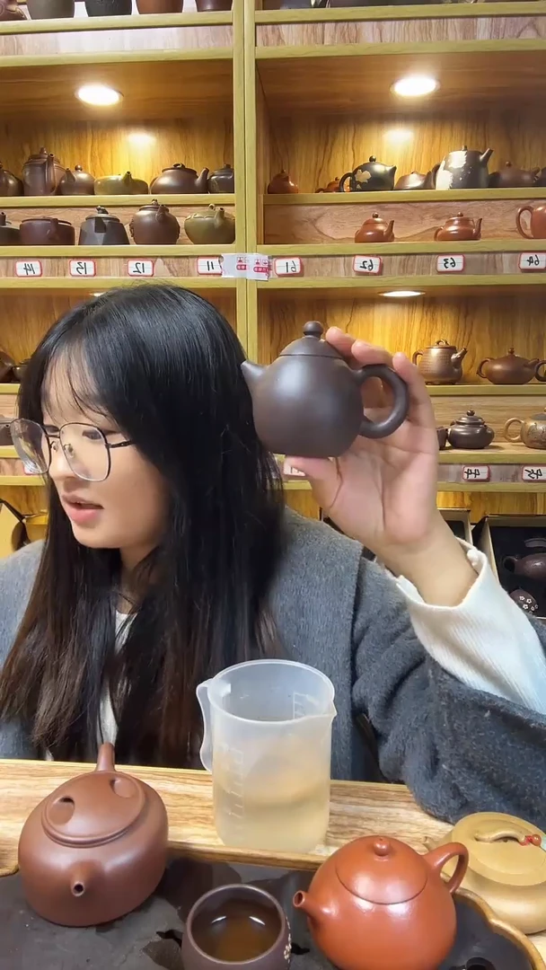 茶壶紫砂檬****房紫泥龙蛋150cc左右微瑕不退不换