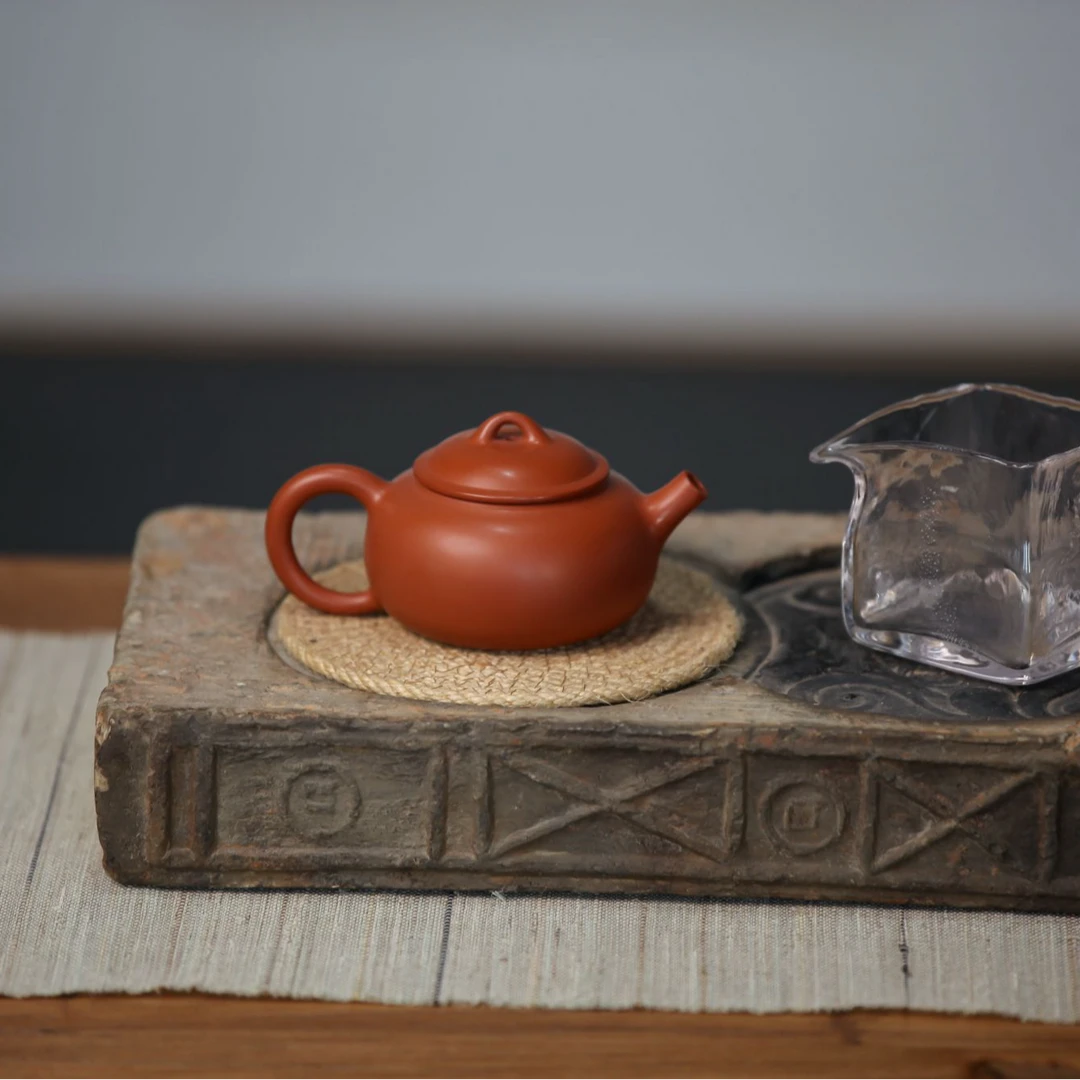 二生陶作精品半山壶映禄红纯手工