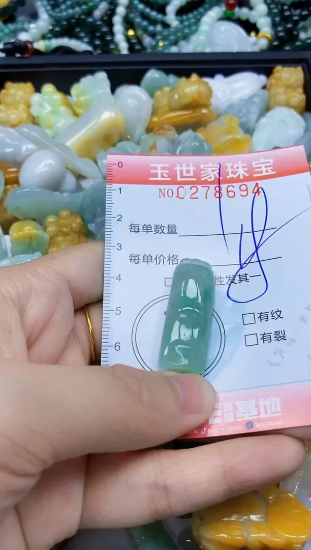 翡翠未镶嵌颈饰闪购0278694