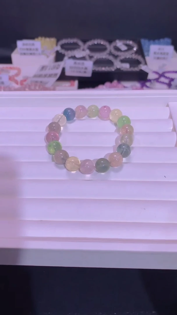 【闪购商品】水晶手链未镶嵌049彩萤石