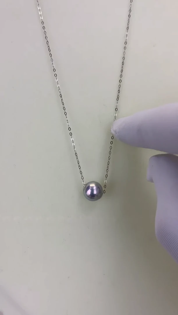 18K金镶嵌DA海水珍珠 GD064 8-8.5 真多麻路路通