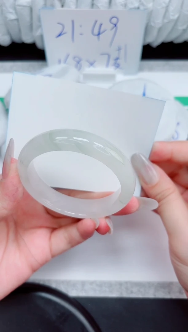 石英质玉手镯未镶嵌24-54.5