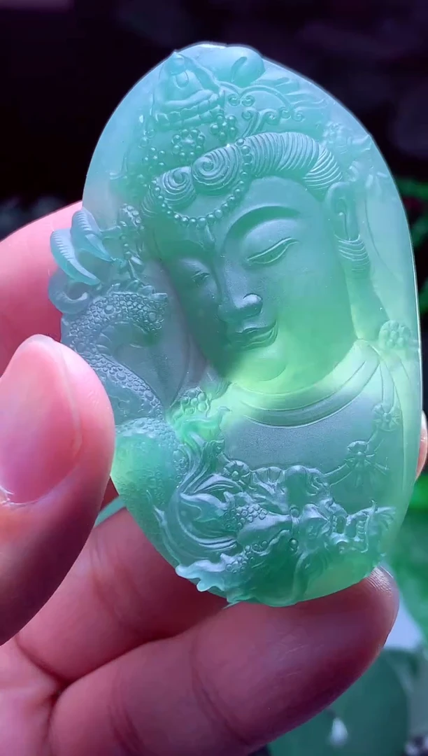 未镶嵌定制翡翠余*#翡翠毛货定制