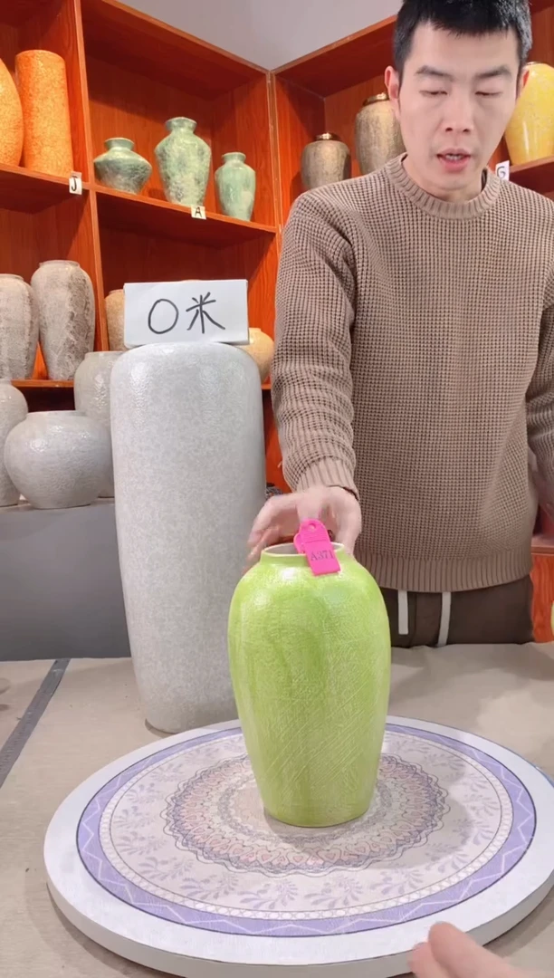 【闪购商品】瓶a371 陶瓷花瓶 无花可以水培