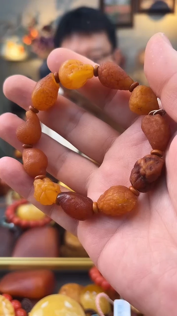 未镶嵌琥珀手串手串