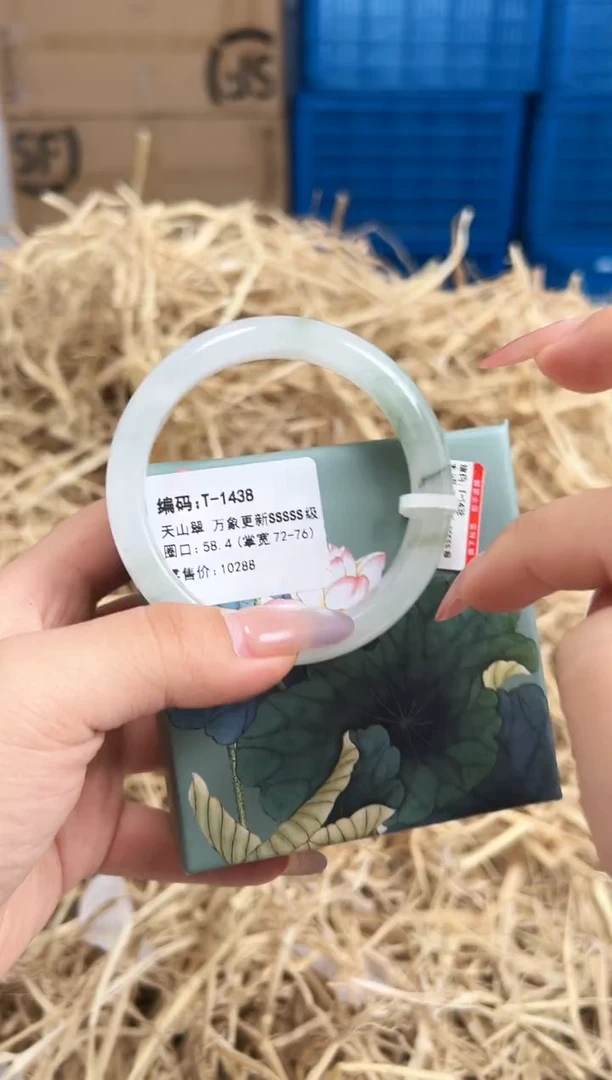 未镶嵌手镯石英质玉T-1438