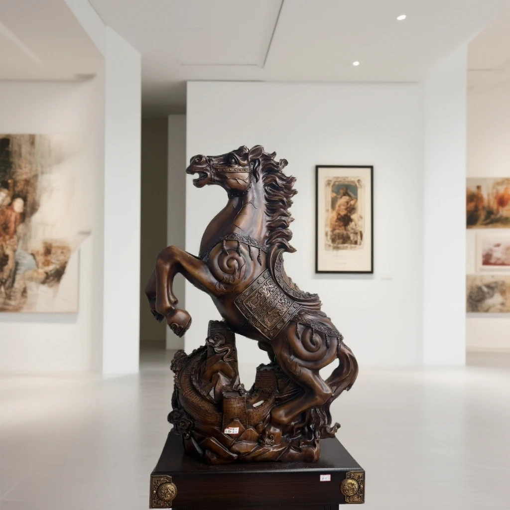 【长城马】私人定制款落地摆件开业送礼工艺品摆件