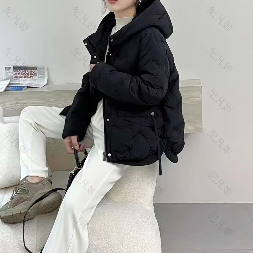 纪凡姬/88390-时尚设计感休闲女高端羽绒服外套