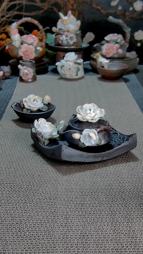 茉莉套装柴烧烧