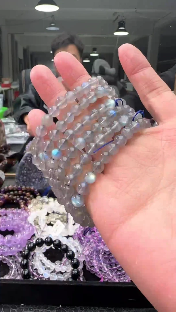 【闪购商品】水晶手链未镶嵌福利款灰月光