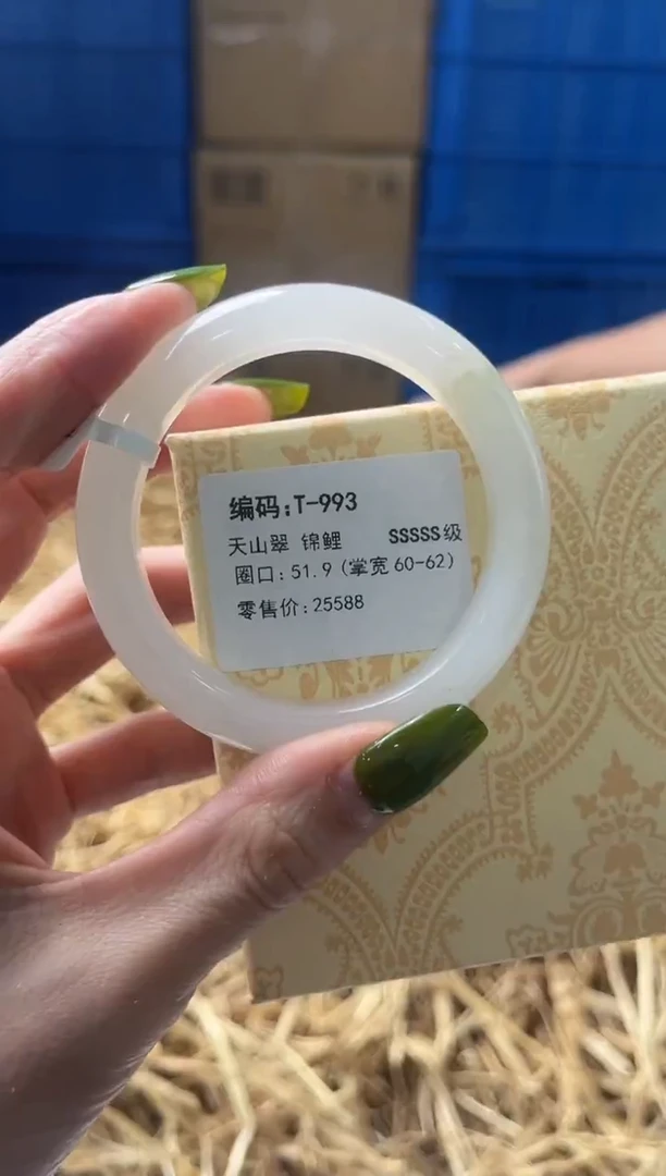 未镶嵌手镯石英质玉T993