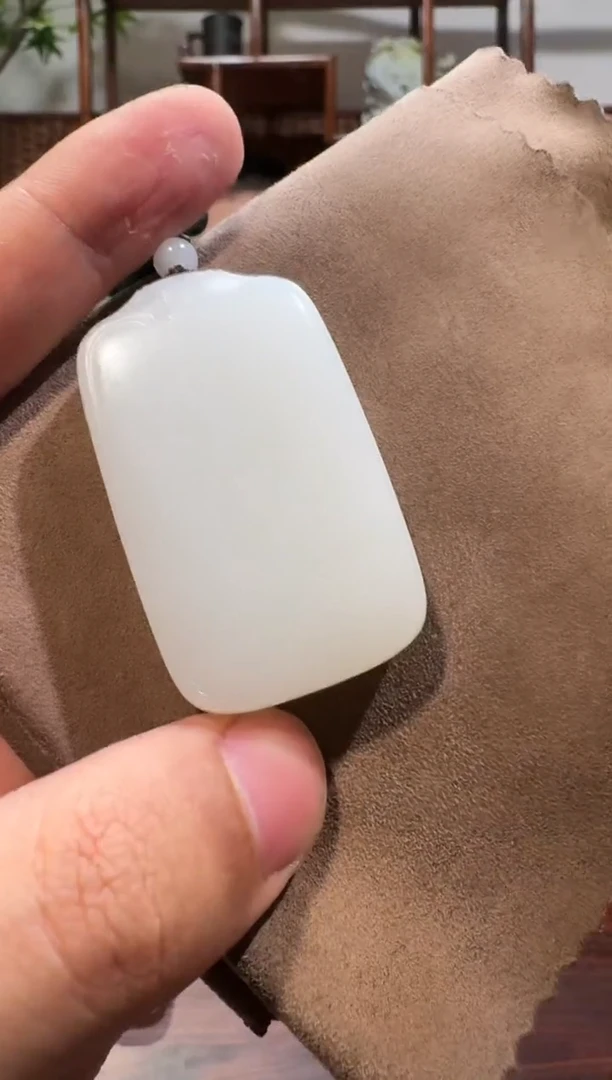 【闪购商品】和田玉吊坠未镶嵌1318平安牌