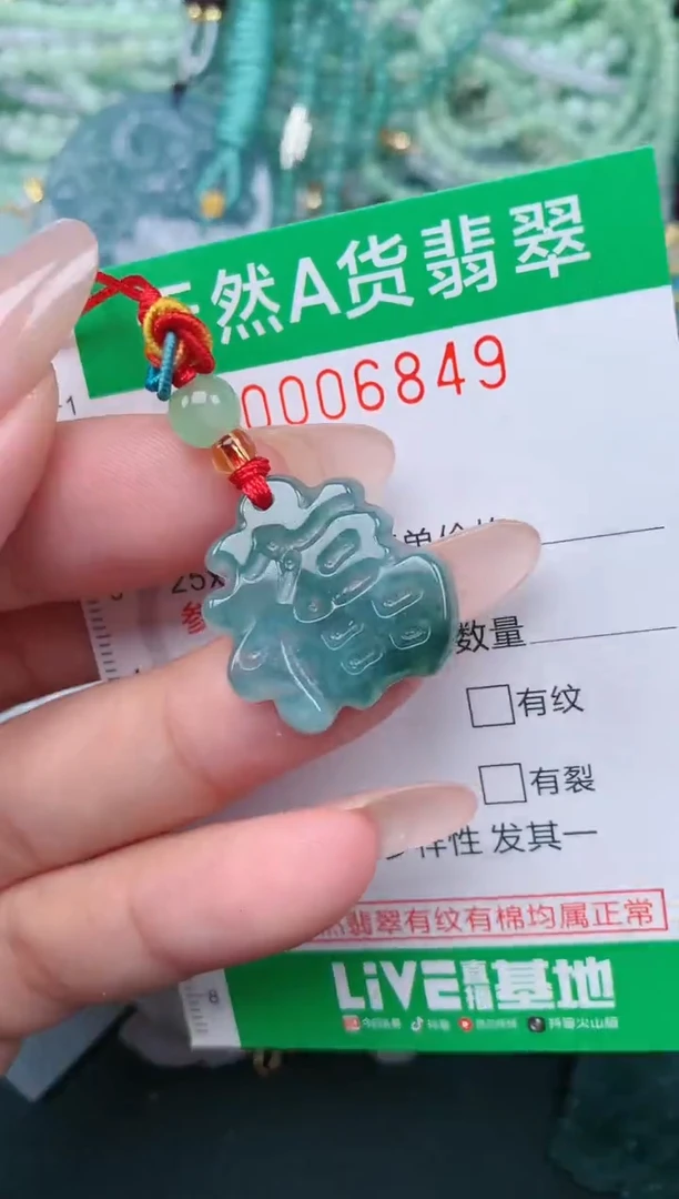 翡翠未镶嵌颈饰.0006849