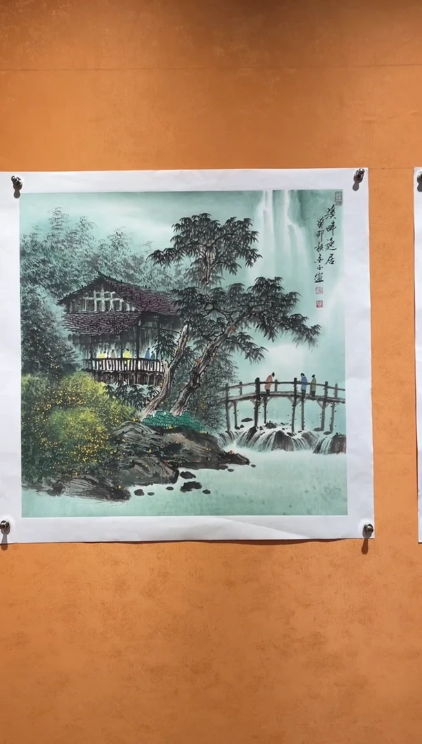 国画刘金玉老师亲笔手绘